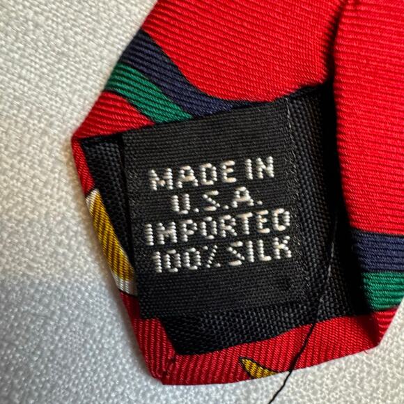 Save The Children Collection Men's Neck Tie - "The Power Star Tree" - Christmas - Picture 2 of 4